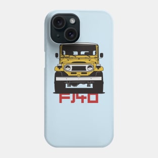 Landcruiser fj40 (yellow) Phone Case