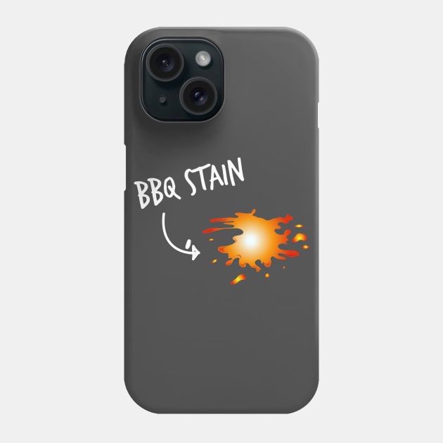 BBQ Stain Funny Barbeque Meat Lover Summer Phone Case by Mayzin