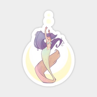 Moon Mermaid Magnet