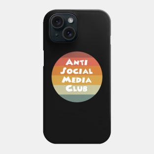 Anti Social Media Club Phone Case