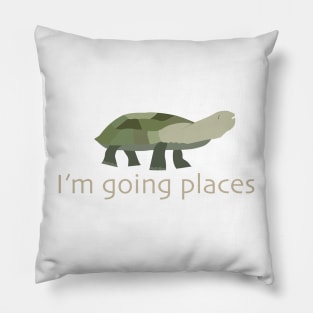 I'm Going Places Pillow