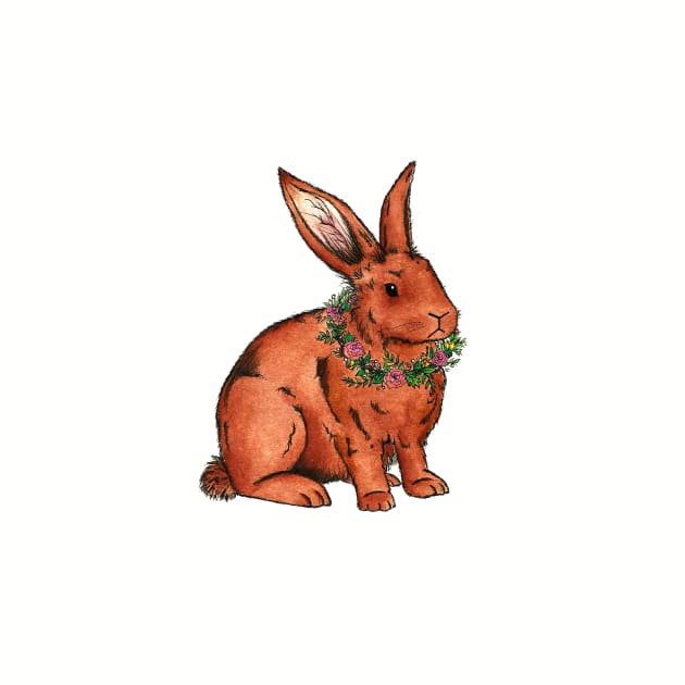 Flower bunny rabbit by CasValli