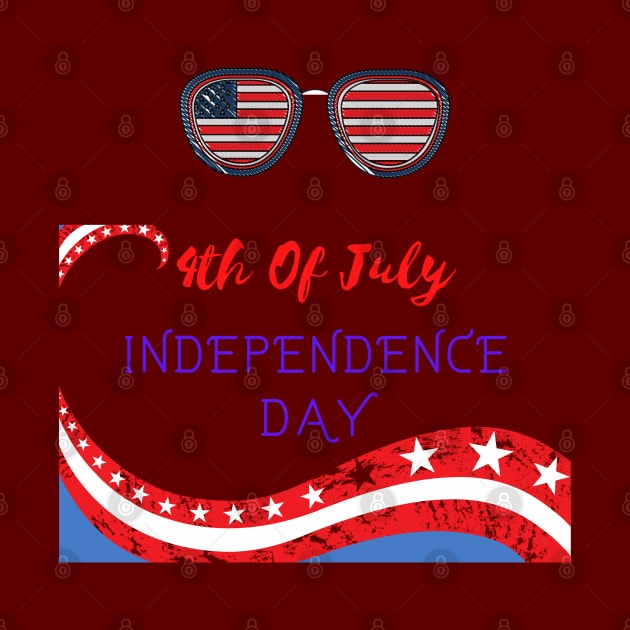 4th of july independence day american flag. Edit by Kachanan@BoonyaShop