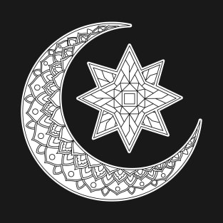 Moon Star Mandala T-Shirt