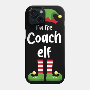 I'm The Coach Elf Family Matching Christmas Pajama Gifts Phone Case