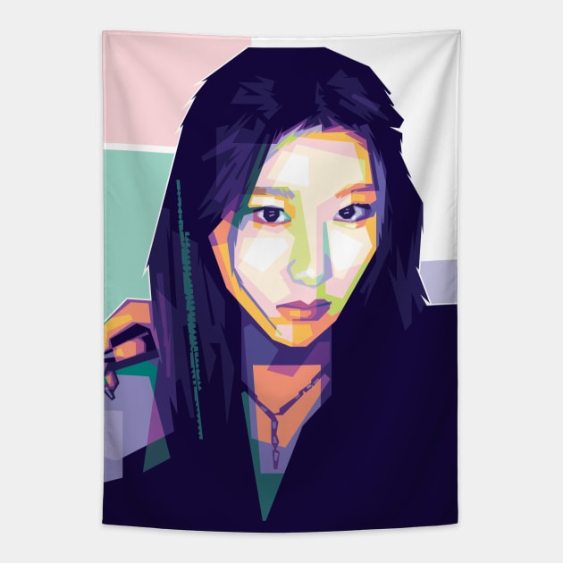 Lee Chaeryeong WPAP Tapestry by can.beastar