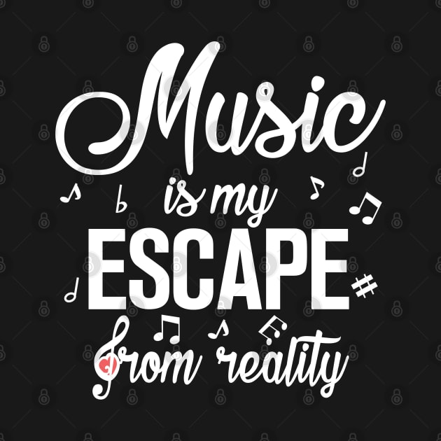 Music is my escape from reality by KsuAnn