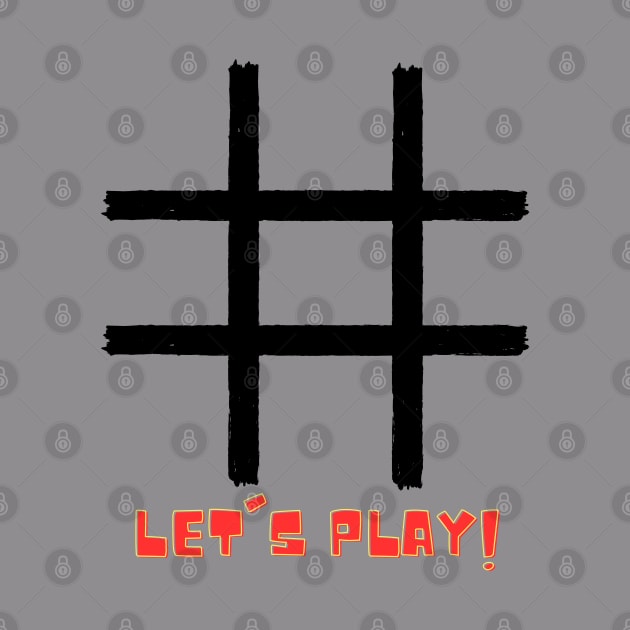 Let's Play Tic Tac To - A design you can use  on the go. Never be without a game again! by ApexDesignsUnlimited