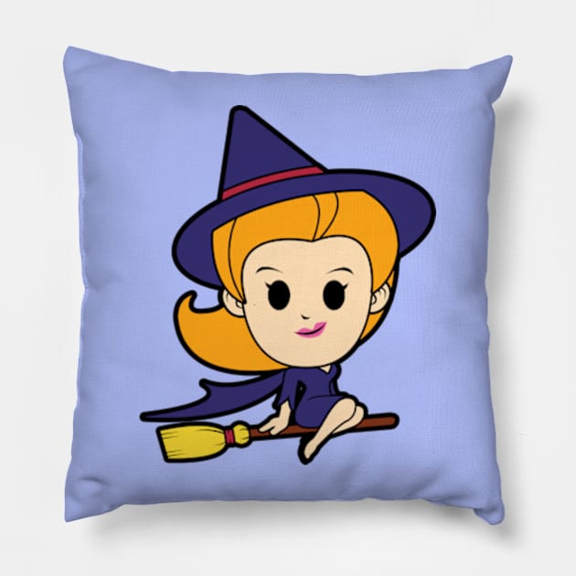 Bewitched Pillow by mighty corps studio