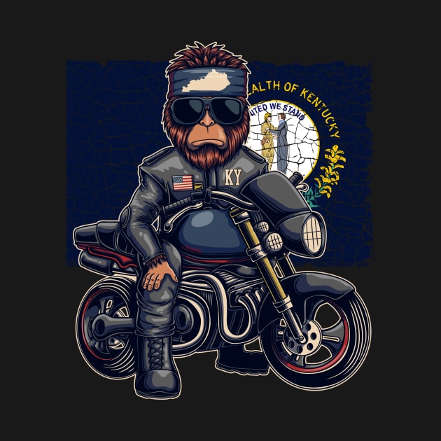 Kentucky Motorcycle Bigfoot by KentuckyYall