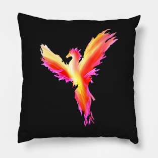 Bright light phoenix Pillow