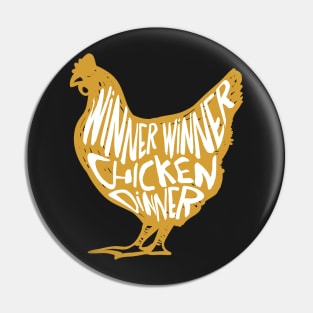 PUBG Winner Shirt Pin