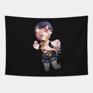 genshin impact cat Tapestry