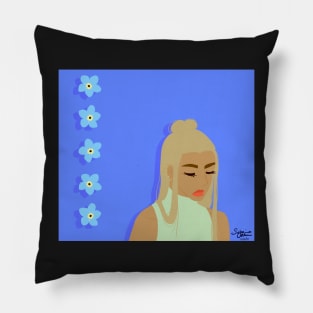 Forget-me-not Pillow