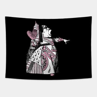 Queen of Hearts - Pink Tapestry