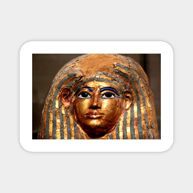 Egyptian death mask Magnet by annalisa56