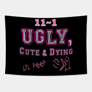 UGLY, CUTE & DYING Tapestry