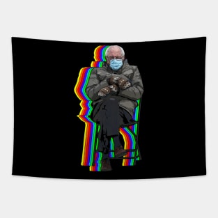 Rainbow Bernie Sanders Tapestry