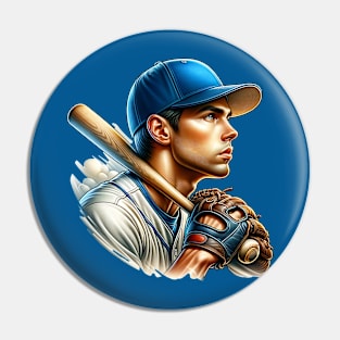 Baseball Player Pin