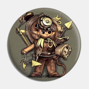 Anime Cartoon Steampunk Mouse Pin