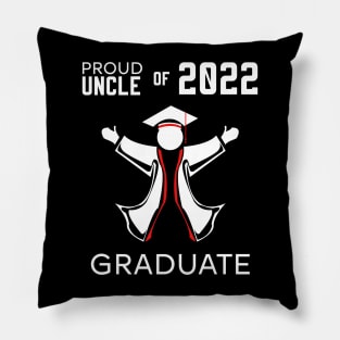 Proud uncle of 2022 graduate red Pillow