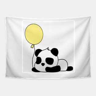 Panda and balloon Tapestry