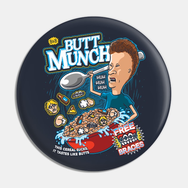 Butt Munch Cereal Pin by Punksthetic