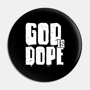 GOD IS DOP , Christian Jesus Faith Believer Pin