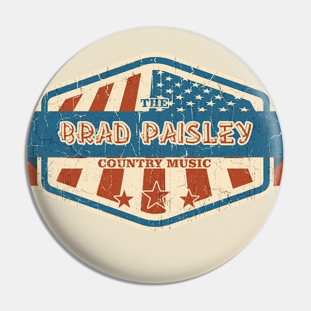 the Brad Paisley vintage Pin by KOKOS PAPA