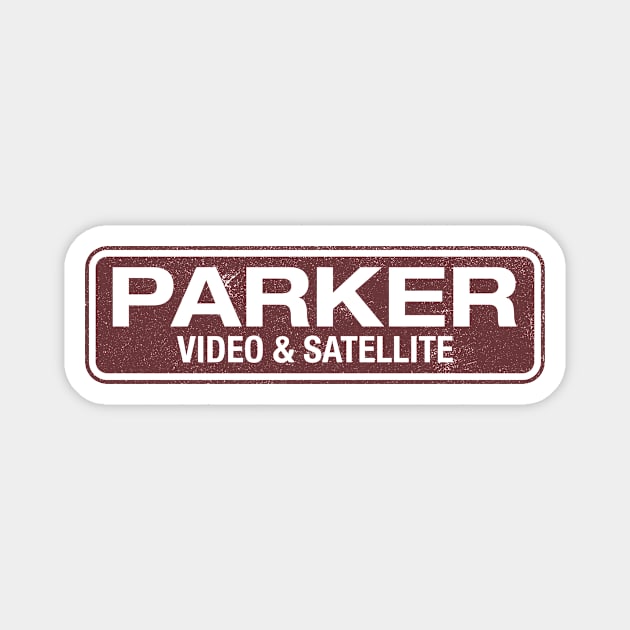 Parker Video (front & back design) Magnet by rt-shirts