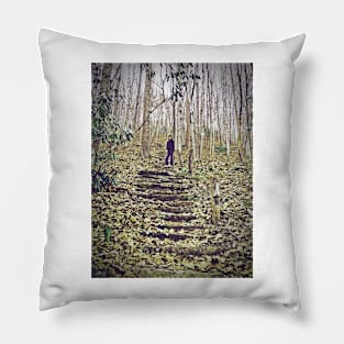 A Staircase To Freedom Pillow