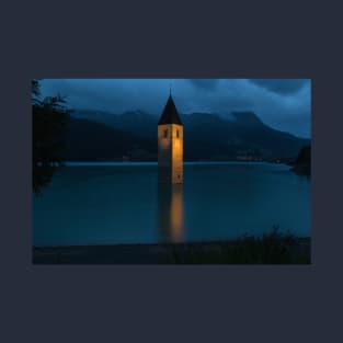 Reschensee by Night T-Shirt