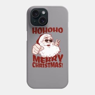 Hipster Santa Phone Case