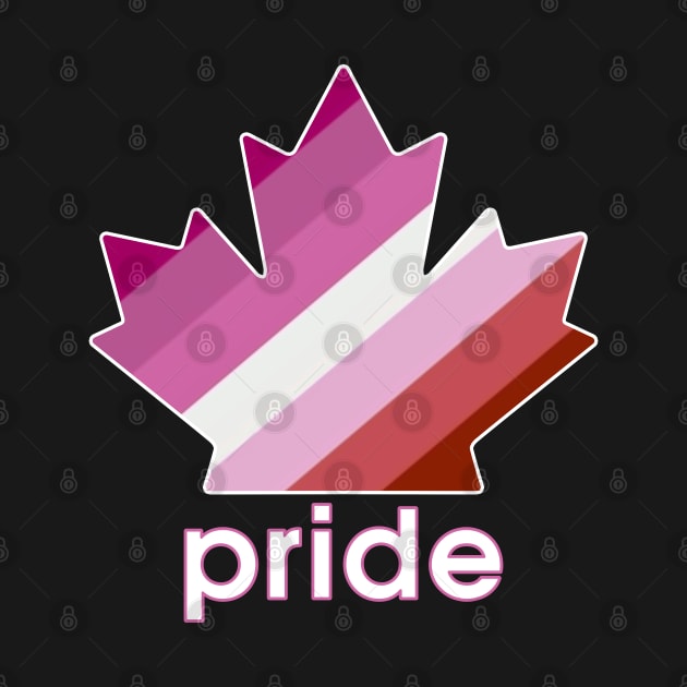 Lesbian Pride Maple Leaf by VikingElf