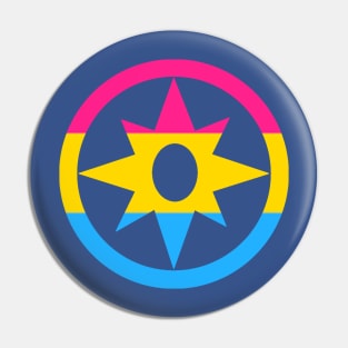 Star Sapphire Pansexual Flag Pin