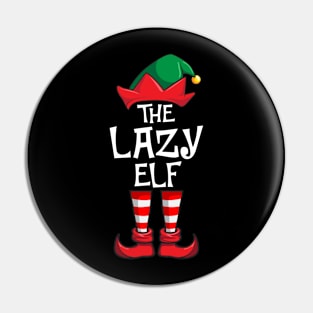 Lazy Elf Matching Family Christmas Pin