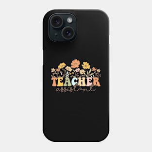 Groovy Teaching Assistant 100Th Day Of School Teacher Phone Case