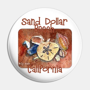 Sand Dollar Beach, Bur Sur, California Pin