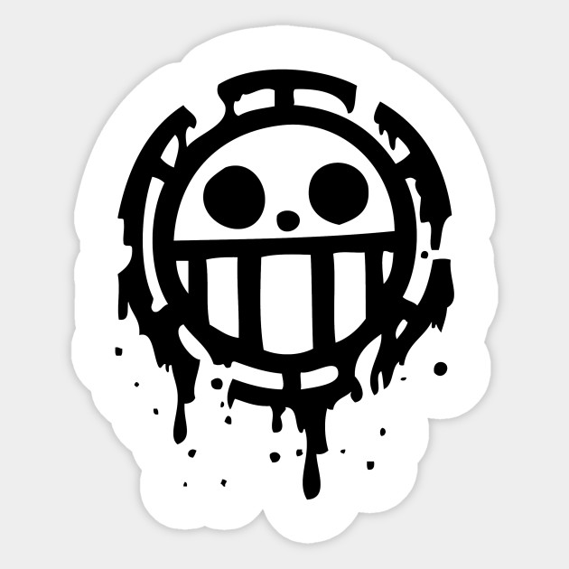 One Piece Trafalgar Law One Piece Trafalgar Law Sticker Teepublic