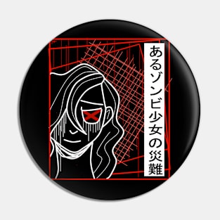 Zombie girl Pin