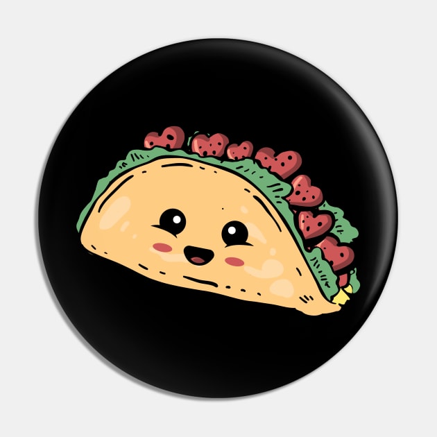 All i need is tacos, I love tacos, cute kawaii illustration Pin by Spreadlove