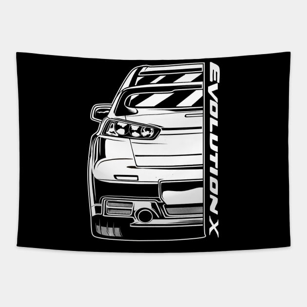 Mitsubishi Evo X Tapestry by JDMAPEX