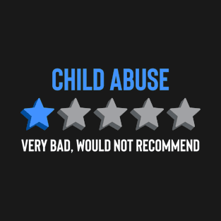 Child Abuse Prevention Awareness Month Blue Ribbon gift idea T-Shirt