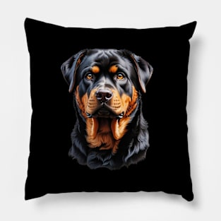 Mans Best Rottweiler Pillow