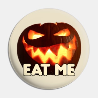 Halloween pumpkin funny design by BrokenTrophies Pin