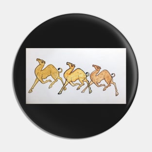 Indian folk art camel print in Phad painting style Pin