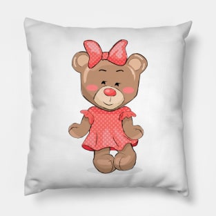 Cute and Funny Teddy Bear Lover Pillow