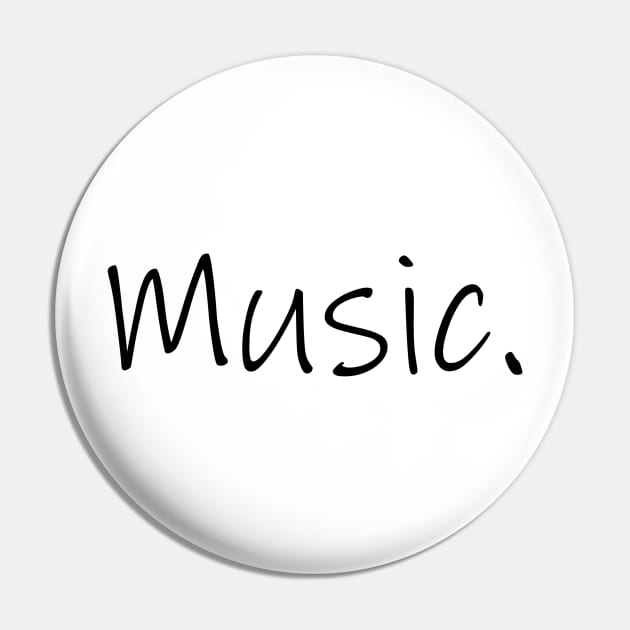 Music Pin by WildSloths