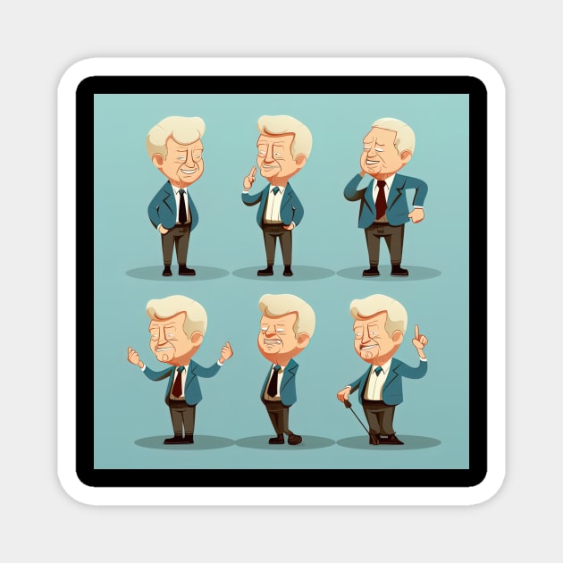 Jimmy Carter Magnet by ComicsFactory