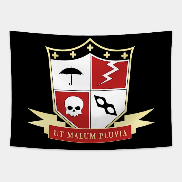 The Umbrella Academy Emblem Tapestry by Kiboune